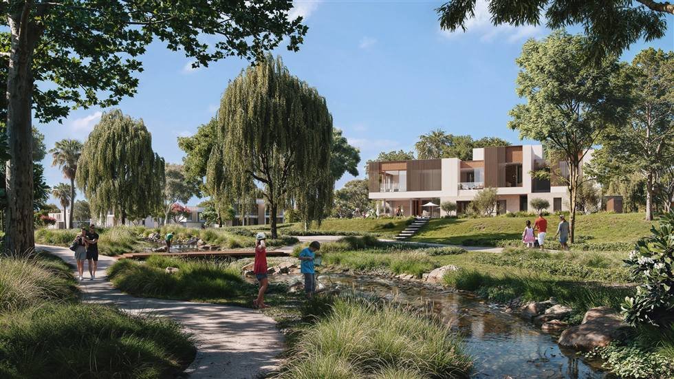 The Acres community landscape