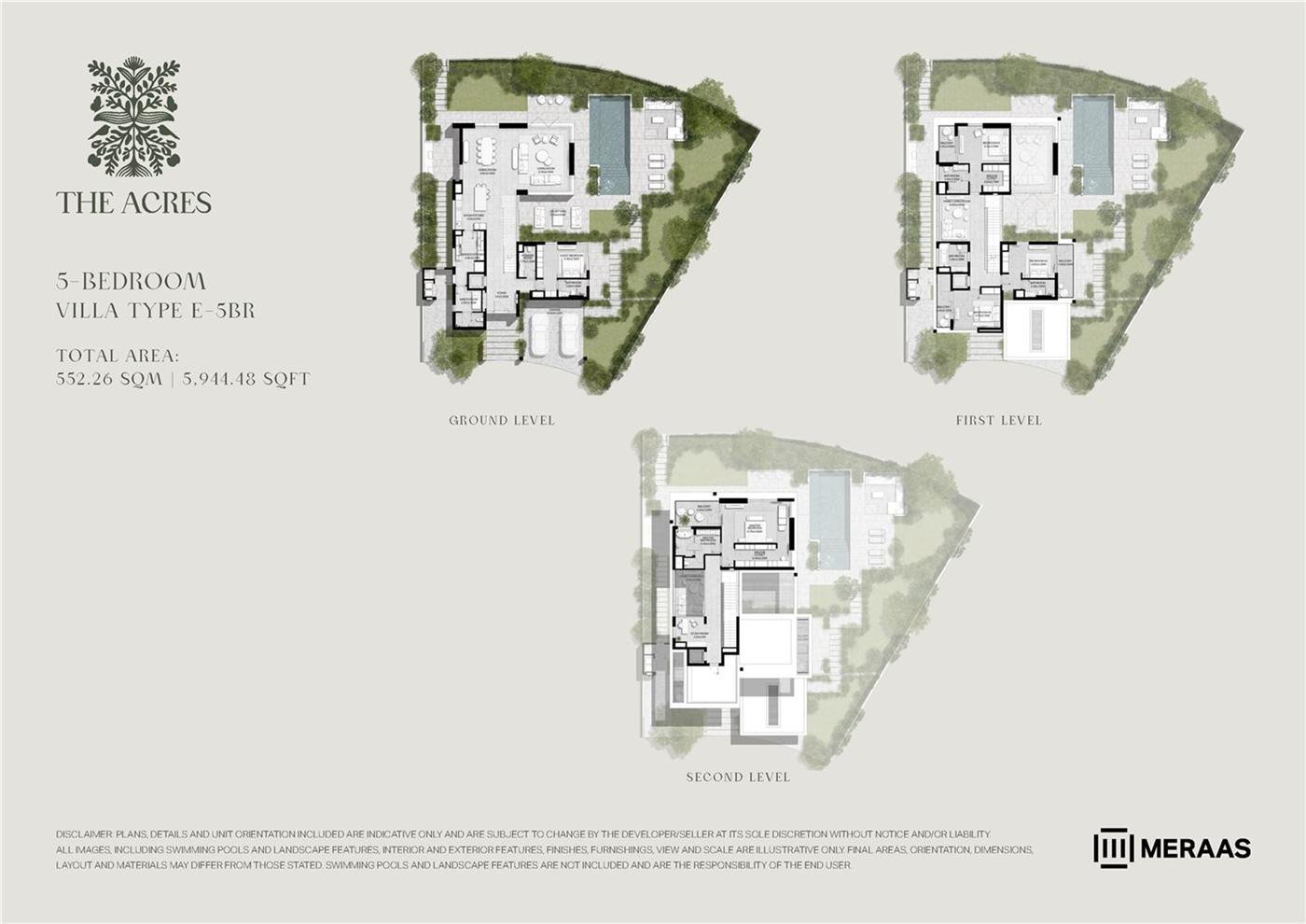 Type E-5BR floor plan