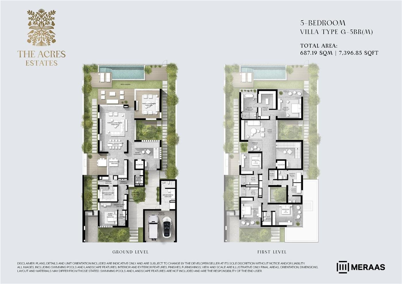 Type G-5BR(M) floor plan
