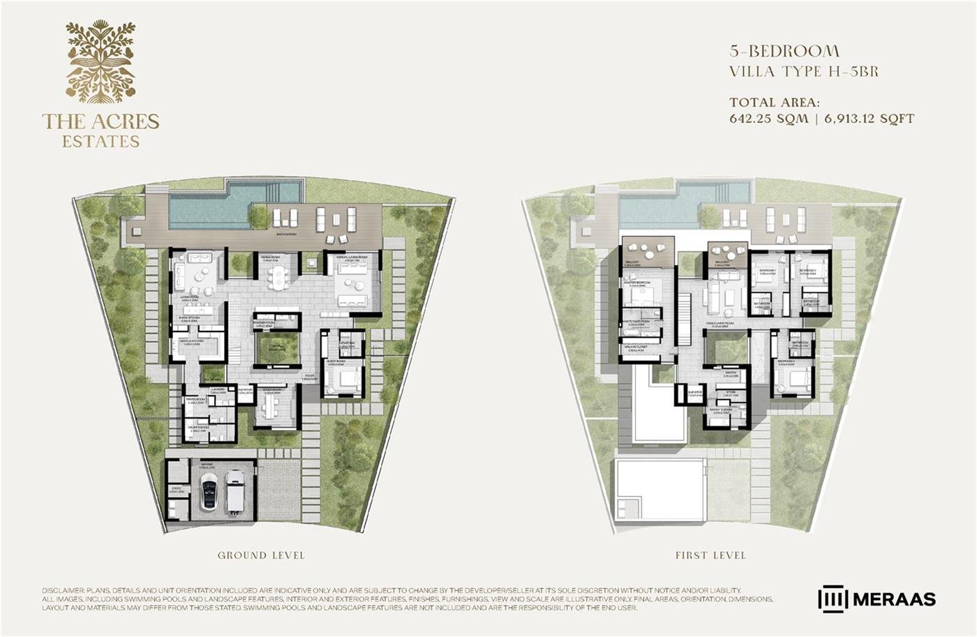 Type H-5BR floor plan