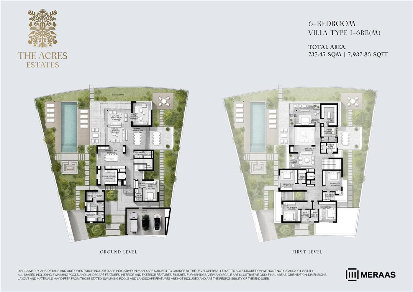 Type I-6BR(M) floor plan