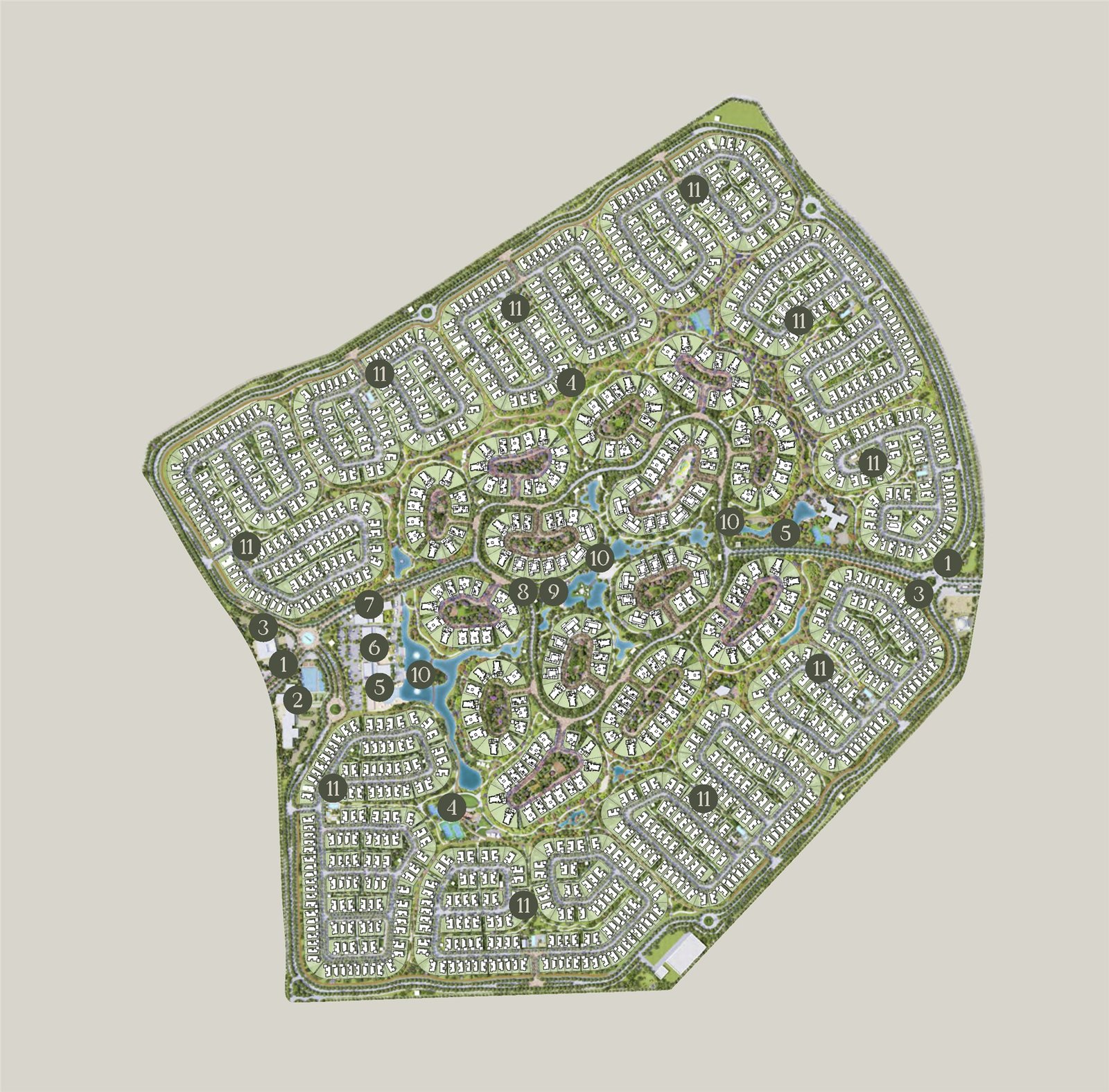 Where construction at The Acres actually is